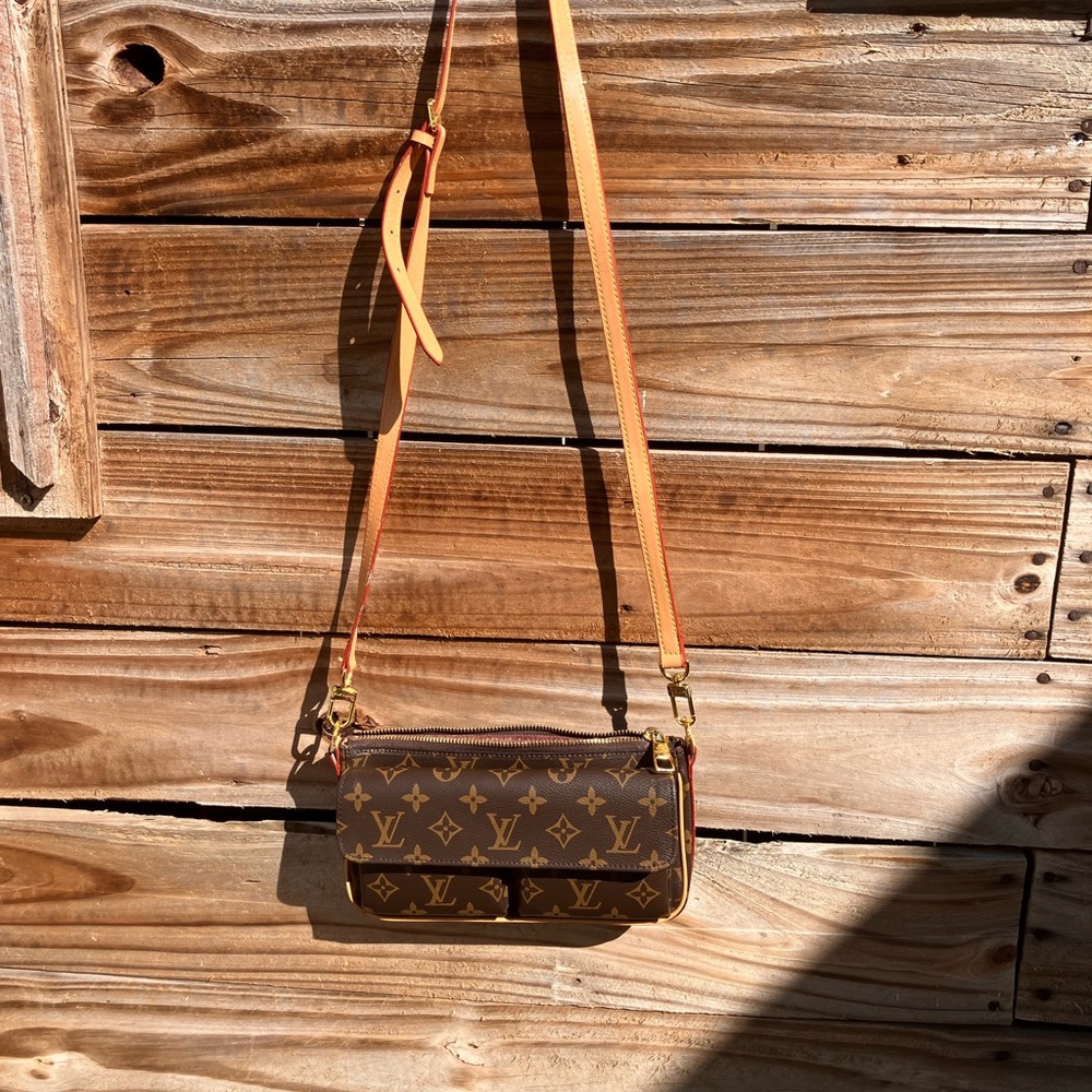 Louis Vuitton Crossbody Bag with Gold Hardware